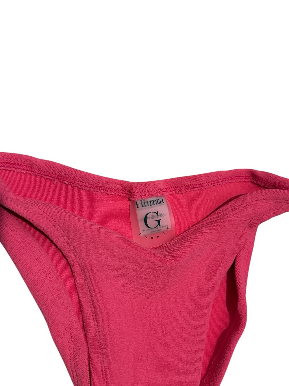 Hunza G Raspberry Pink Virginia Bikini Set OS - Picture 5 of 5